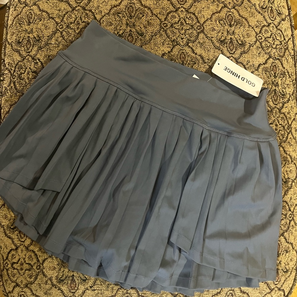 Gold Hinge Women's Navy Blue Skirt
